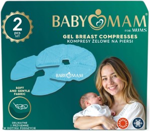 Babymam kompresy żelowe na piersi okłady ciepło zimno osłonki 2szt