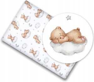  Prześcieradło 120x60 do łóżeczka bawełna materiałowe Babymam